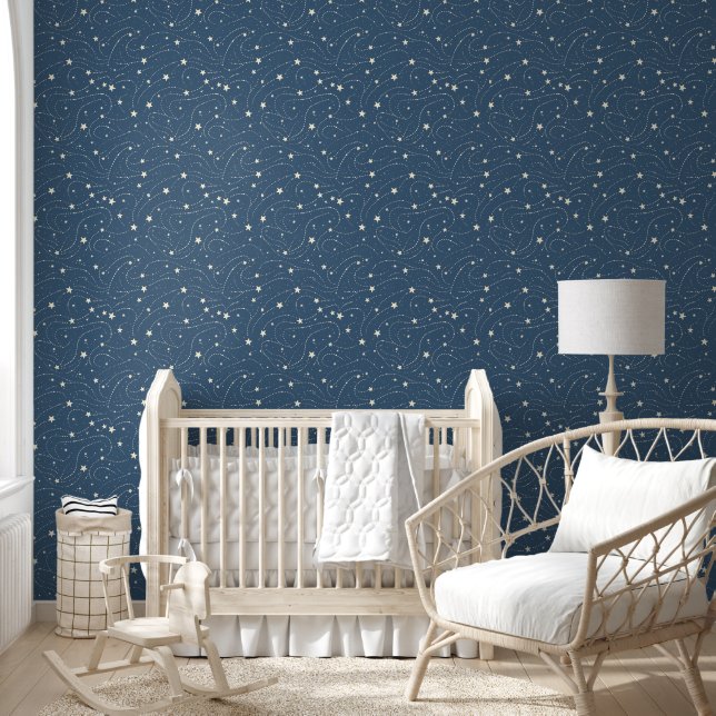 Celestial Star Trails Behang (Kinderen)