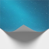 Celestial Starry Night Sky in Dark and Light Blue Cadeaupapier (Hoek)