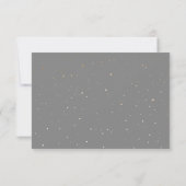 Celestial Stars Moon Dusty Blue Save the Date (Achterkant)