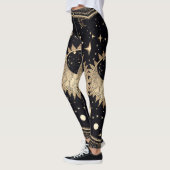 Celestial Sterren Zon Maan Leggings (Links)