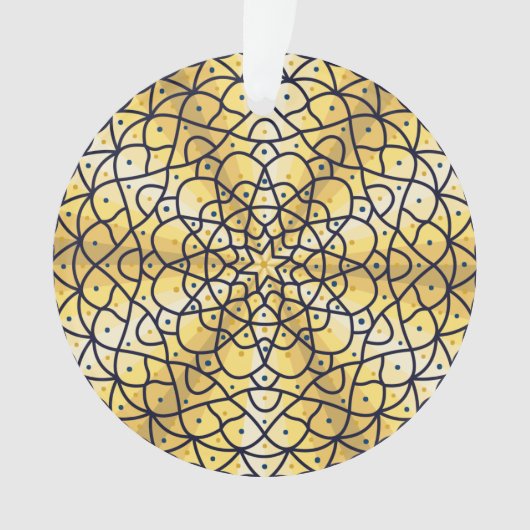 Celestial Sun Acrylornament Ornament (voorkant)