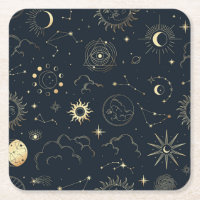 Celestial Sun and Moon Mystical Elements