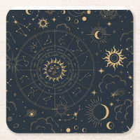 Celestial Sun and Moon Mystical Elements