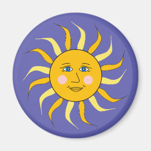 Celestial Sun Art Magnet Magneet