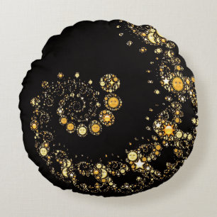 Celestial sun emoji symbool emojis hipster rond kussen