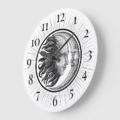 Celestial Sun en Moon Grote Klok (Hoek)