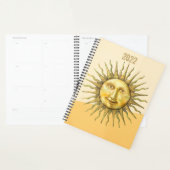 Celestial Sun Face Colorblock Planner (Display)