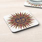 Celestial Sun Face Drankjes Onderzetter (Linkerzijde)