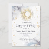 Celestial Sun, maan, sterren Kaart (Voorkant)