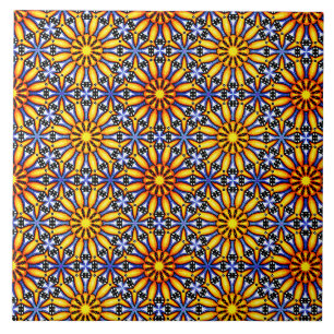 Celestial Sun Mandala Tegeltje