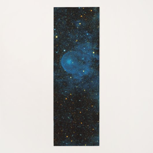 Celestial Sun Monogram Naam Glitter Navy Cool Yogamat (Achterkant)