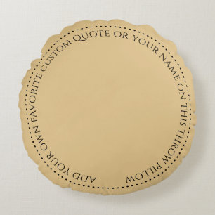 Celestial Sun Moon Custom Quote Rond Kussen