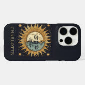 Celestial Sun Moon gepersonaliseerd Case-Mate iPhone Case (Achterkant (horizontaal))