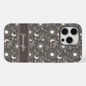 Celestial Sun & Moon Phone Case | Custom Name (Verso Horizontal)