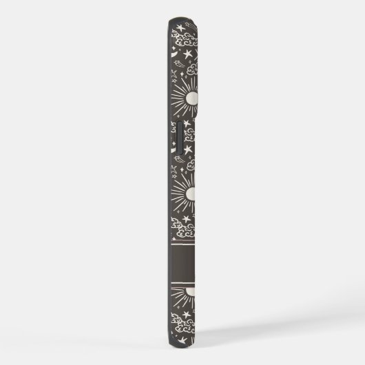Celestial Sun & Moon Phone Case | Custom Name (Côté droit)