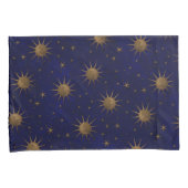Celestial Sun Moon Sterrennacht Kussensloop (Voorkant-Rechts)