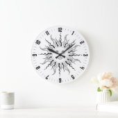 Celestial Sun  Sun Burst Face Grote Klok (Huis)