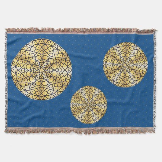 Celestial Sun Throw Blanket Deken (Voorkant)