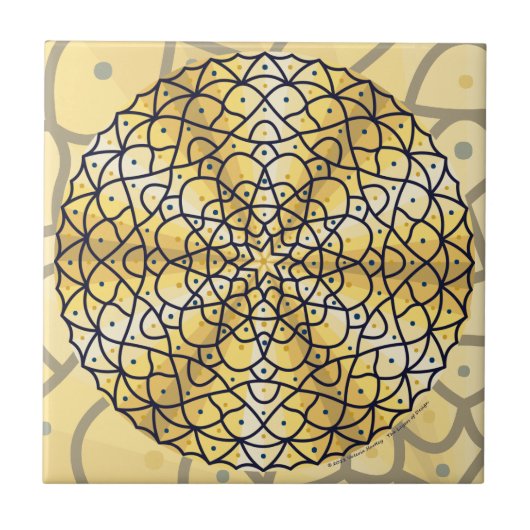 Celestial Sun Tile Tegeltje (Voorkant)