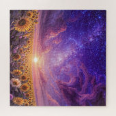Celestial Sunflower Jigsaw Puzzle (Horizontal)