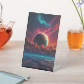 Celestial Sunrise Reclamebord Met Voetstuk (Insitu)