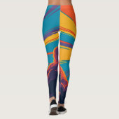 Celestial Sunset – Cosmic Art Activewear  Leggings (Achterkant)