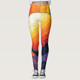 Celestial Sunset – Cosmic Art Activewear  Leggings