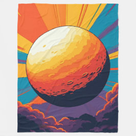 Celestial Sunset Fleece Blanket