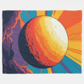 Celestial Sunset Fleece Blanket (Voorkant (Horizontaal))