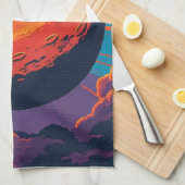 Celestial Sunset Kitchen Towel Theedoek (Quarter Fold)