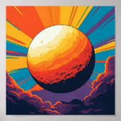 Celestial Sunset Poster (Voorkant)