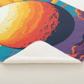 Celestial Sunset Sherpa Blanket Sherpa Deken (3/4)
