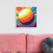 Celestial Sunset Stretched Canvas Afdruk (Insitu (Woonkamer))