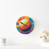 Celestial Sunset Wall Clock Ronde Klok (Huis)