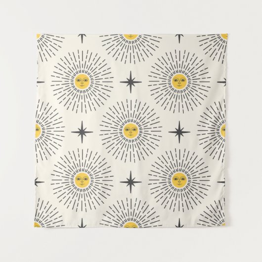 Celestial Sunshine  Pattern Wandkleed (Voorkant)
