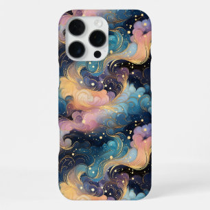 Celestial Swirls – Elegant Galaxy Abstract Design iPhone 16 Pro Max Hoesje