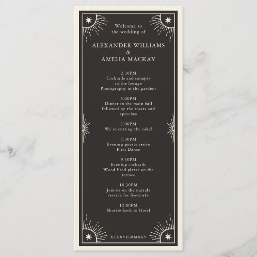 Celestial Tarot Boho star programme de timeline ma (Devant)