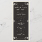 Celestial Tarot Boho star trouwtijdprogramma Programma (Voorkant)