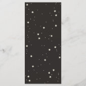 Celestial Tarot Stars menu mariage cocktail (Dos)