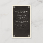 Celestial Tarot T Visitekaartje (Achterkant)