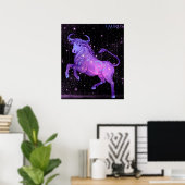 Celestial Taurus – Astrology Art Poster (Thuiskantoor)