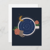 Celestial Tea cup Bedankkaart (Voorkant / Achterkant)