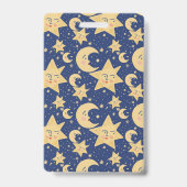 Celestial Teacher ID Badge -  DesBadge (Achterkant)