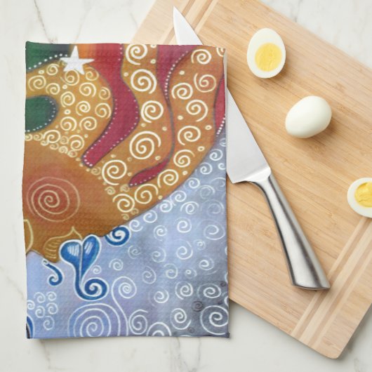 Celestial Theedoek (Quarter Fold)