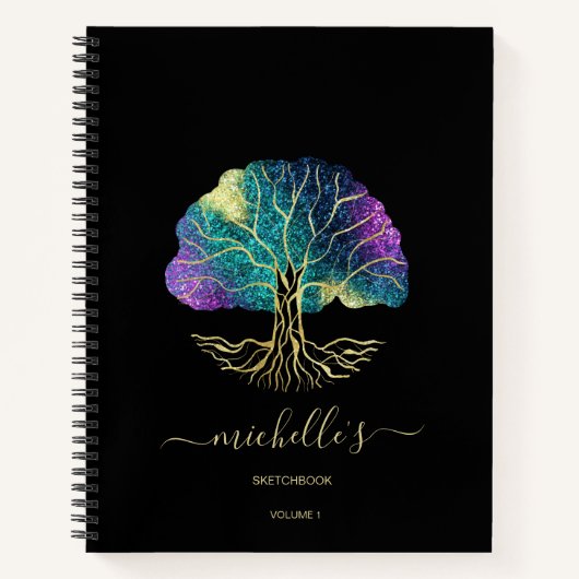 Celestial Tree of Life Sketchbook Notitieboek (Voorkant)