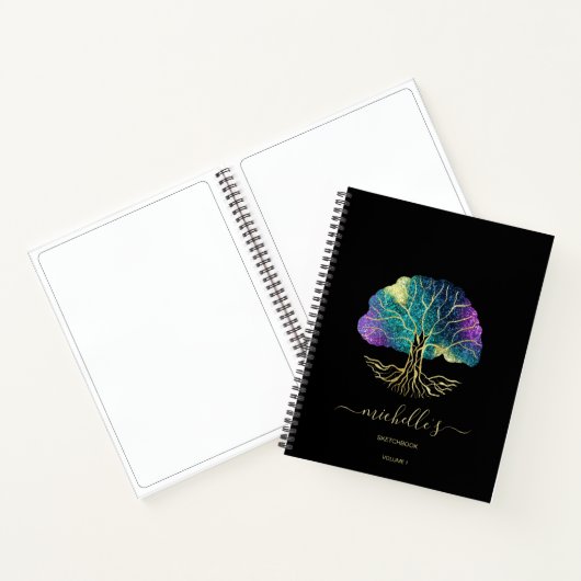 Celestial Tree of Life Sketchbook Notitieboek (Binnen)