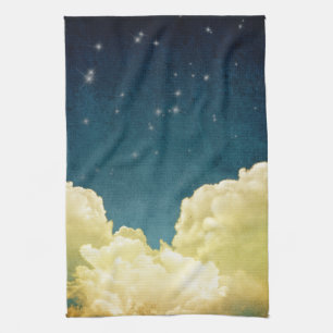 Celestial Uitzicht Stars and Clouds Keukenschotel  Theedoek