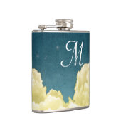 Celestial Uitzicht Stars Monogram Whiskey Flask Heupfles (Rechts)