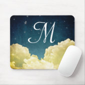 Celestial Uitzicht Sterren en Wolken Initiaal Muis Muismat (Met muis)