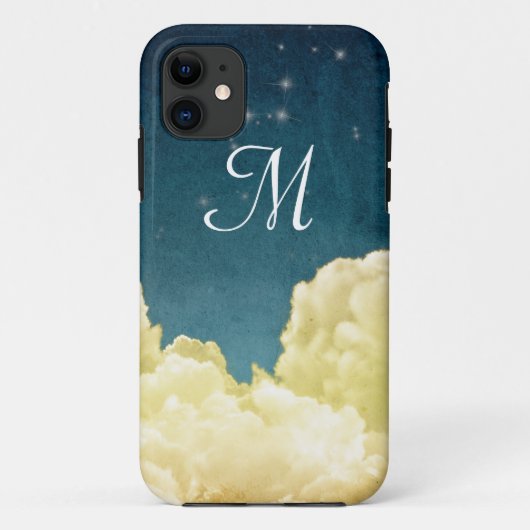Celestial Uitzicht Sterren Monogram IPHONE 5 Hoesj Case-Mate iPhone Case (Achterkant)